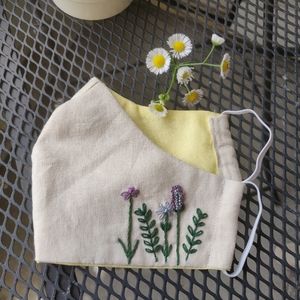 Embroidery face mask